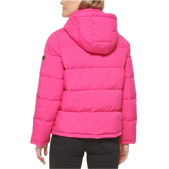NWT CALVIN KLEIN Puffer Cropped Coat XXL - Picture 3 of 6